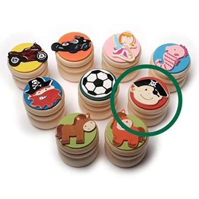 Image de Inware Boîte à dents de lait en bois Différents motifs au choix