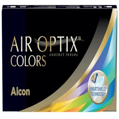 Image de AIR OPTIX Colors, Coloré, Lentilles Souples Mensuelles, sans Correction, Honey, 2 Unités