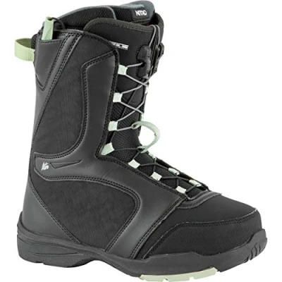 Image de Nitro Flora TLS Boot 21 Bottes de Snowboard pour Femme Noir/Menthe 240