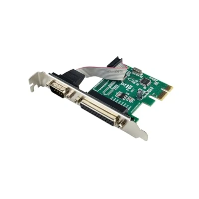 Image de SIENOC PCI E Express COM série DB9 RS 232 + Imprimante DB25 LPT Adaptateur de Port