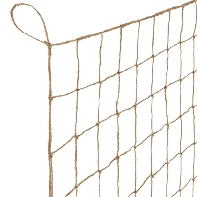 Image de GardenGloss Filet de Jute pour Plantes grimpantes à Grandes Mailles 100% Biodégradable concombres, tomates et Autres potagères Supports (2m x 7.5m)