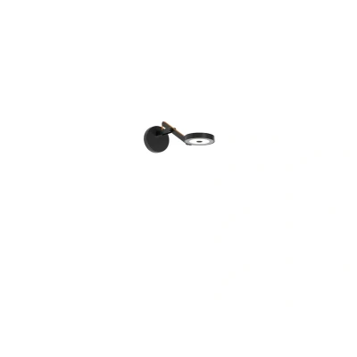 Image de Rotaliana String W0 Applique Murale DTW Matt Black/Orange