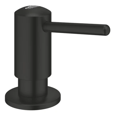 Image de GROHE Contemporary Distributeur de Savon Liquide, Réservoir 500ml, Finition Longue Durée, Noir Mat, 1021652430