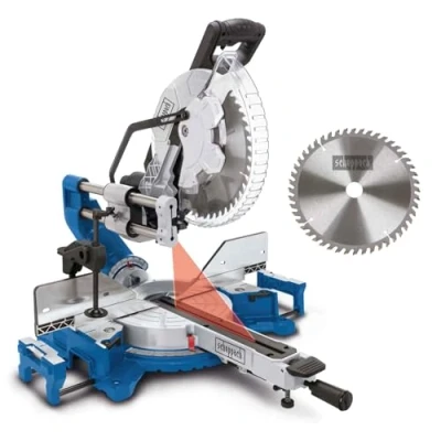 Image de Scheppach Scie à Onglet Radiale HM305SL 2000W Hauteur &amp; Largeur de Coupe 340/1040mm Lame Ø305mm / 48dents Démarrage Progressif Forte capacité Pour travaux grandes ampleurs