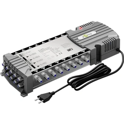 Image de goobay 64884 Commutateur Multiple Satellite Compact / 9 entrées 16 Sorties 4 K, 8 K UHD/Dab+ pour participants