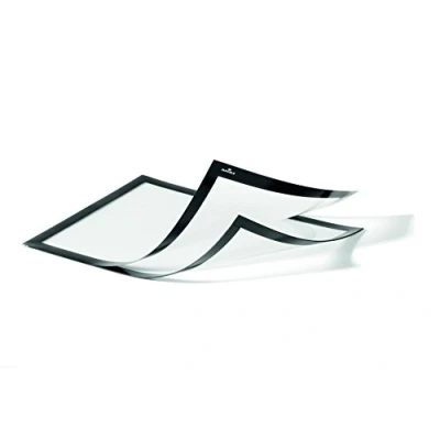 Image de Durable Duraframe Magnétique Plus Lot de 2 Cadres d&#039;Affichage A4 Noir