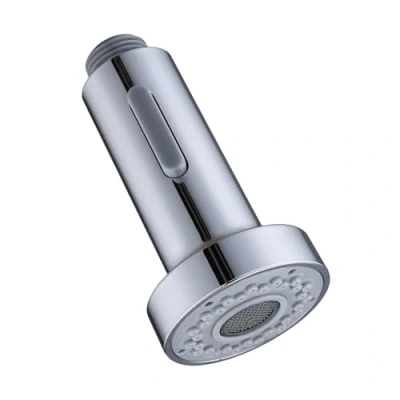 Image de Tête Robinet de Cuisine Remplacement, 2 Modes Pulvérisation Rechange pour Cuisine, Extractible La Bain Evier Bassin (Chrome)