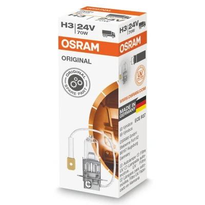 Image de OSRAM 64156 Ampoule, projecteur longue portée H3 24V 70W 3200K Halogène IVECO: EuroTech MT, DAILY 2 Kasten/Kombi, SCANIA: P,G,R,T series