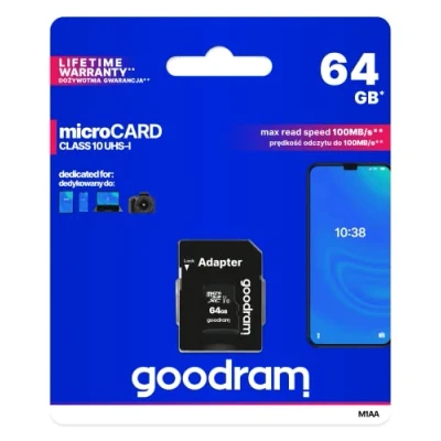 Image de Goodram M1AA 64 Go MicroSDXC UHS I Classe 10