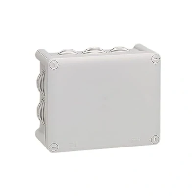 Image de 092042 Boîte de dérivation rectangulaire Plexo dimensions 155x110x74mm gris RAL 7035 Legrand