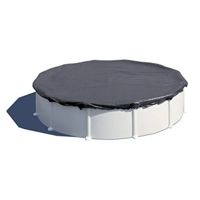 Image de GRE Bâche dhivernage pour piscine tubulaire hors sol ronde Ø4m à Ø460m 120g/m² noir