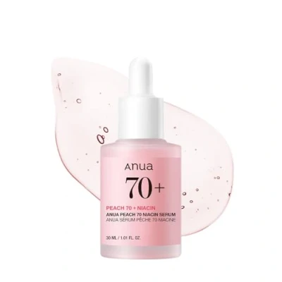 Image de ANUA Sérum Niacinamide Peach 70 30 ml/sérum visage hydratant éclaircissant/produit de beauté quotidien (1,01 fl. oz.)