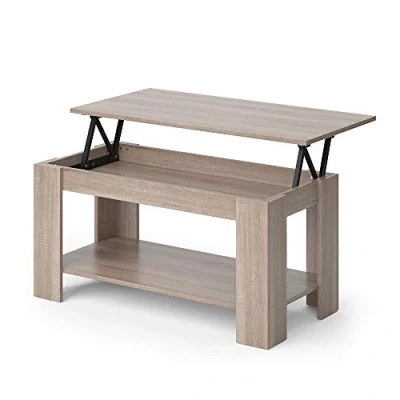 Image de Vicco Table Basse Lorenz, Sonoma, 100 x 50 cm avec Fonction d&#039;élévation