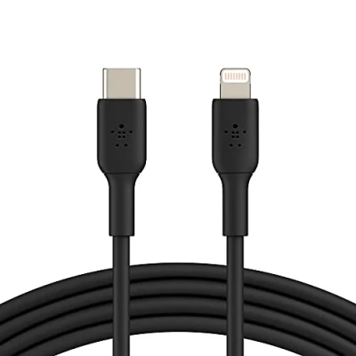 Image de BELKIN BOOST CHARGE LIGHTNING TO USB C CABLE 2M SCHW.CAA003BT2MBK