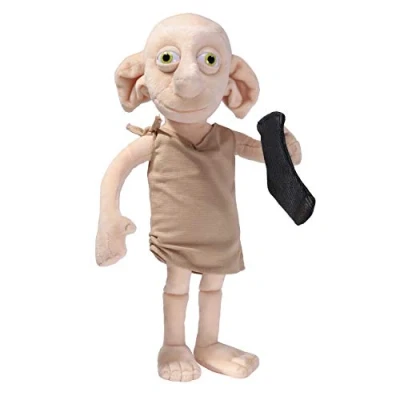 Image de Dobby Interactive Plush by The Noble Collection Officially Licensed 11in (32cm) Harry Potter Toy Dolls House elf Speaks 16 Phrases for Kids &amp; Adults