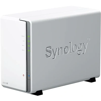 Image de Synology DS223J Solution NAS de bureau 2 baies 24 To installée avec disques HAT3300 12