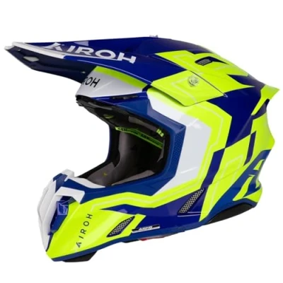 Image de AIROH TWIST 3 DIZZY BLUE/YELLOW GLOSS L