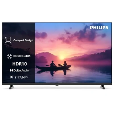 Image de Philips 40PFS6000 HD LED Smart TV Écran 40 Pouces avec Pixel Plus, Plateforme Titan OS et Son Dolby Digital Compatible Alexa Assistant Vocal Google