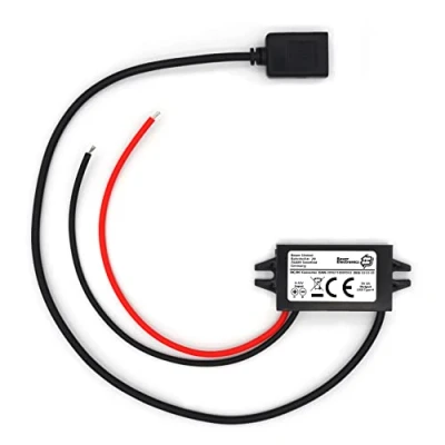 Image de Bauer Electronics DC 8V 32V à 5V Convertisseur de tension USB 3A 15W 12V converter adaptateur secteur regulateur 24V alimentation transformateur stepdown buck