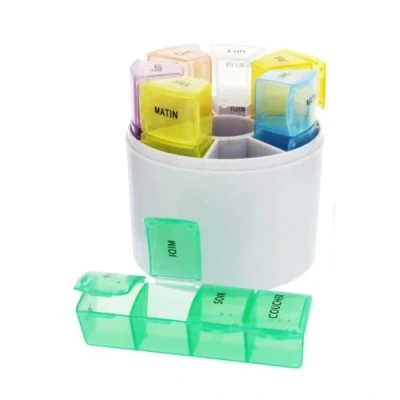 Image de Estipharm Pilulier hebdomadaire rond 1 semaine