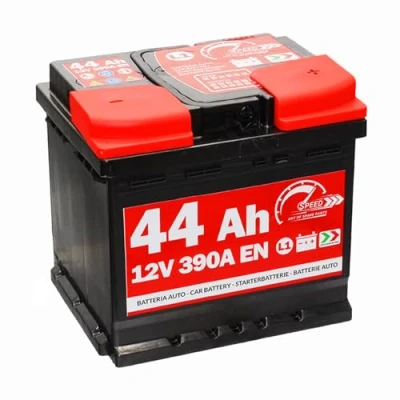 Image de Batterie de voiture Speed by SMC, référence L144, 44 Ah, 390 A, pôle positif à droite 12 V
