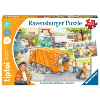 Image de Ravensburger tiptoi 00138 Petits explorateurs : élimination des déchets, Puzzle Enfant à partir de 3 Ans, pour 1 Joueur, 00172, Multicolore