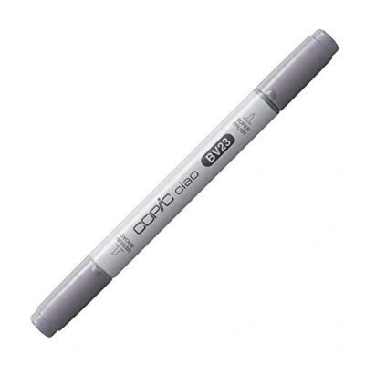 Image de COPIC Ciao BV23, Grayish Lavender, marqueur twin avec une pointe moyenne et pinceau