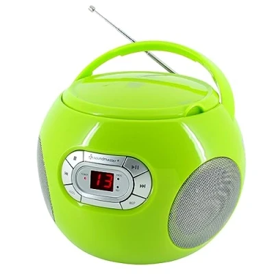 Image de Boombox SOUNDMASTER SCD2120GR Lecteur de CD Radio Batterie 4 x type C