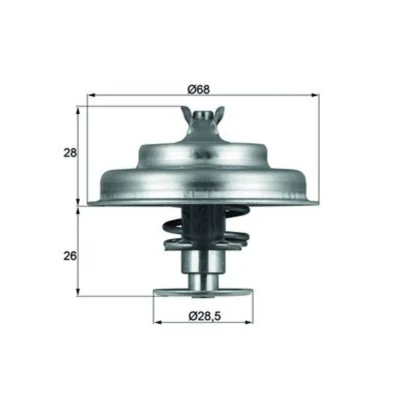 Image de MAHLE ORIGINAL TX 75 80D Thermostat d&#039;eau 80 68 avec joint d&#039;étanchéite CITROËN: Xantia 3/5 portes, XM I 5 C15 Break