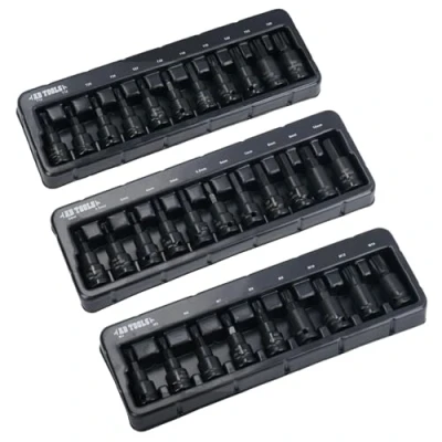 Image de AB Tools Lot de 31 embouts hexagonaux peu profonds Torx 3/8&quot;