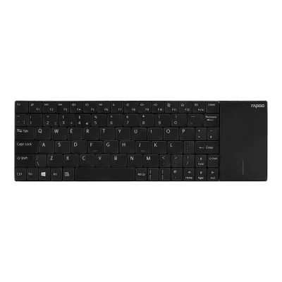 Image de Clavier sans fil Rapoo E2710 avec pavé tactile 2.4 GHz Noir