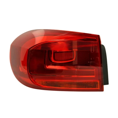 Image de HELLA 2SD 010 738 091 Feu arrière gauche Partie extérieure, supérieure P21W 12 rouge/jaune avec ampoule, porte lampe VOLKSWAGEN: Tiguan I