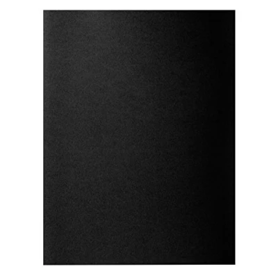 Image de Exacompta Réf. 217118E Paquet de 10 chemises rigides ROCK&#039;&#039;S 210 g/m2 aux couleurs vives certifiées PEFC dimensions 24 x 32 cm pour format A4 couleur noir