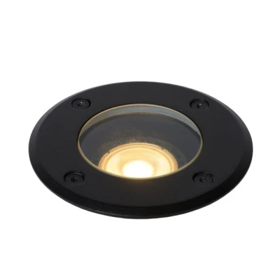 Image de Lucide BILTIN Spot de sol Extérieur Ø 10,8 cm 1xGU10 IP67 Noir