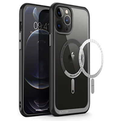 Image de SUPCASE Unicorn Beetle Coque magnétique Transparente Antichoc pour iPhone 13 Pro Max 6,7&quot; Noir