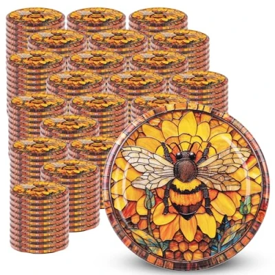 Image de KADAX Couvercle à vis fi82 mm x 200st, twist off Ensemble en métal, de rechange pour bocaux, avec 6 crans d&#039;encliquetage bocaux droits et conserve