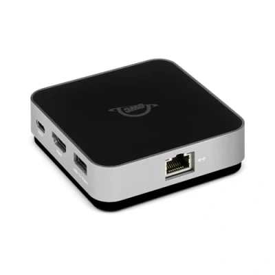 Image de direct OWC Travel Dock E hub portable USB HDMI carte SD Gigabit équipé d&#039;un port prenant en charge la 100 W [gestion OWC] C (quai de voyage),