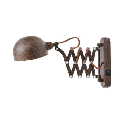 Image de Lindby Applique Murale Curtis à intensité variable (Antique, Classic) en Marron Métal e. a. pour Salon &amp; Salle manger (1 lampe,à E14), Applique, Lampe Murale, Eclairage, Luminaire Mural