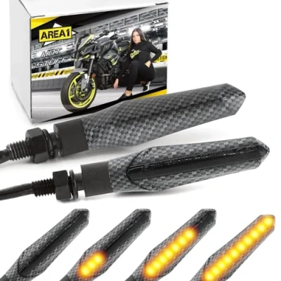 Image de clignotant LED universel pour moto Allumage progressif (certifié E), (ECE) (V5)