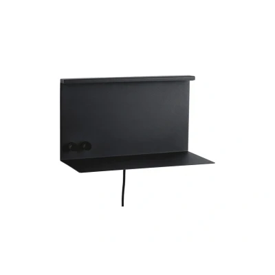 Image de Paulmann 96773 Applique LED Jarina USB C 4,5 / 1x1,6W 540lm 200lm gradable 350x170mm Noir Mat Métal 3000K, 4.5 W