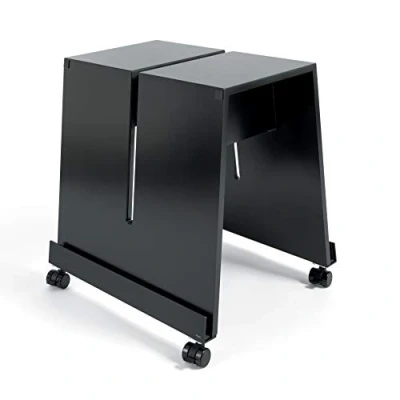 Image de SIGEL MU050 Support mobile pour tableaux d’affichage et blancs avec roulettes bloquantes, MDF structure en aluminium, 52 x 46 55 cm, noir