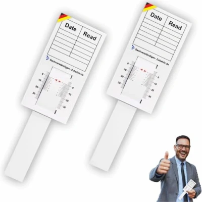 Image de Expert Accessoires Crack Monitor matériel d&#039;expert Règle d&#039;écart et outils de mesure pour l&#039;évaluation immobilière Évaluation des dommages bâtiments avec joints dilatation
