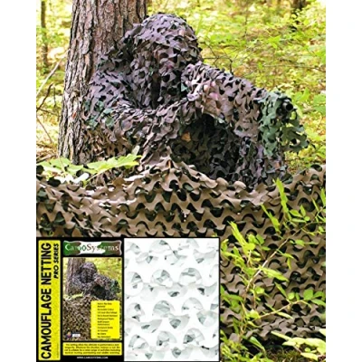 Image de Filet de camouflage Camo systems DECO Pro CRAZY Blanc 2,4m x 3m Waterproof et résistant à la moisissure