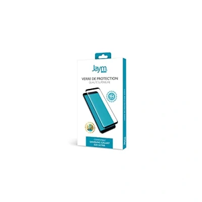 Image de JAYM Verre de Protection Premium pour Samsung Galaxy S20 Incurvé 3D avec Contour Noir Compatible Fonction Sonic Sensor Renforcé 9H Ultra Résistant Qualité supérieure Asahi Neuf