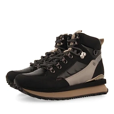 Image de Gioseppo TIPO MONTAÑERO CON Detalles PARA Bottines compensées, Femme, Taille: 39, Black Matière synthétique / textile
