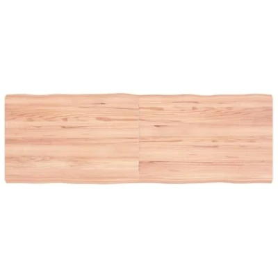 Image de vidaXL Dessus de Table, Remplacement du Plateau Table avec Bord Vif, Tableau Bricolage Intérieur, Bois Massif Traité Bordure Assortie