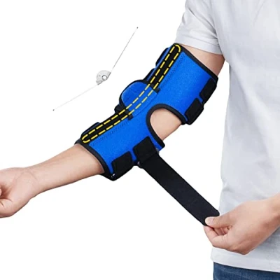Image de Attelle Coude du Syndrome Tunnel Cubital, Orthèse Nerf avec 4 Angles Réglables, Appliquer à Tendinite, de Tennis, Adapté Bras Gauche et Droit, pour Femmes, Hommes L/XL