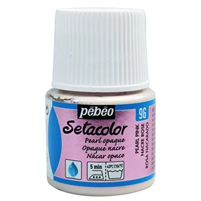Image de Pébéo 202096 Setacolor Opaque 1 Flacon Nacre Rose 45 ML