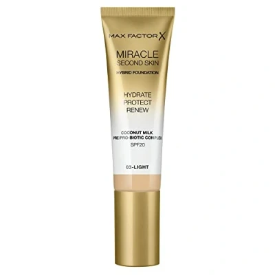 Image de Max Factor Miracle Second Skin Fond de teint 03 Light