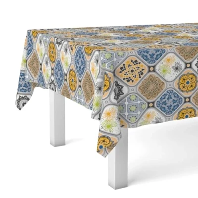 Image de Martina Home Filo Nappe en Toile Cirée Bleu 300 x 140 cm